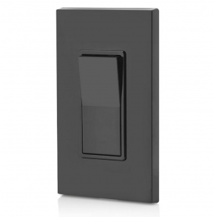 APAGADOR SENCILLO LEVITON DECORA 4 VIAS NEGRO 5604-2E