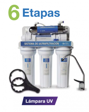 607662 PURIFICADOR 6 ETAPAS DE ULTRAFILTRACION PLUS CON UV