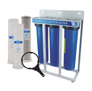 607953 SISTEMA FILTRACION 3 ETAPAS C/BASE Y FILTROS 20BB AQUEX