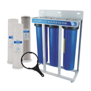 607953 SISTEMA FILTRACION 3 ETAPAS C/BASE Y FILTROS 20BB AQUEX