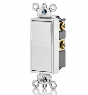 Apagador Leviton decora sencillo 4 vías blanco 5604-2W