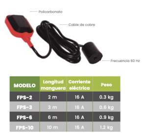 Flotador Eléctrico iGoto 6 metros FPS-6