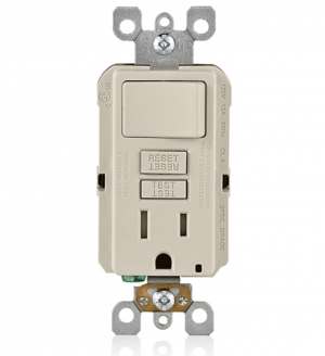 APAGADOR FALLA TIERRA LEVITON DECORA GFSW1-T