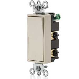 Apagador sencillo decora 4 vías blanco 5604-2T