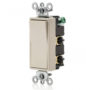 Apagador sencillo decora 4 vías blanco 5604-2T