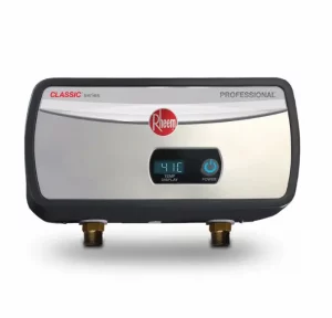 RTX3-04 Calentador de agua instantáneo eléctrico Rheem 4 kW 127 V para lavabo y punto de uso
