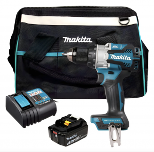 Rotomartillo inalámbrico Makita DHP489STX1 de 18V LXT de 1/2 pulgada distribuido por El Arco. Makita DHP489STX1 Rotomartillo inalámbrico DHP489