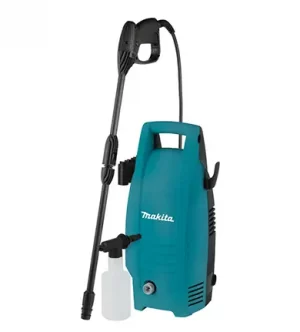 Hidrolavadora eléctrica Makita HW101 de 1450 PSI para limpiar autos, patios, terrazas y superficies exteriores
